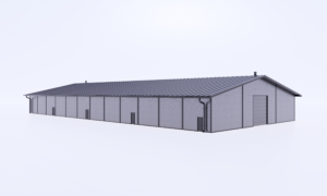 Hala stalowa 30x60x8 — Projekt Hali